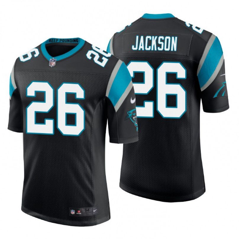 Men Carolina Panthers 26 Donte Jackson Nike Black Player Limited NFL Jersey